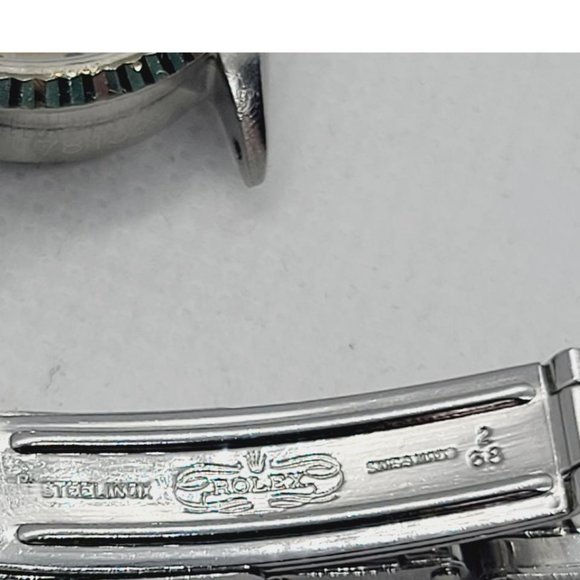 ROLEX Oyster Perpetual Date 24mm Women's Watch Stainless Steel Silve - Picture 9 of 15